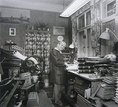 Handwerkstradition Buchbinder Werkstatt